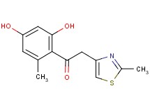 1-(2,4-dihydroxy-6-methylphenyl)-2-(2-methyl-1,3-thiazol-4-yl)ethanone