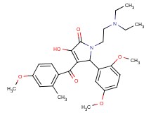 1-[2-(diethylamino)ethyl]-5-(2,5-dimethoxyphenyl)-3-hydroxy-4-(4-methoxy-2-methylbenzoyl)-1,5-dihydro-2H-pyrrol-2-one