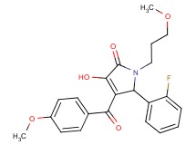 5-(2-fluorophenyl)-3-hydroxy-4-(4-methoxybenzoyl)-1-(3-methoxypropyl)-1,5-dihydro-2H-pyrrol-2-one