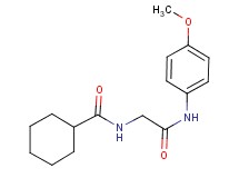 N-{2-[(4-methoxyphenyl)amino]-2-oxoethyl}cyclohexanecarboxamide