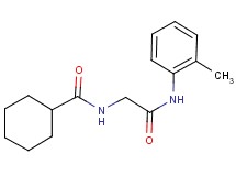 N-{2-[(2-methylphenyl)amino]-2-oxoethyl}cyclohexanecarboxamide