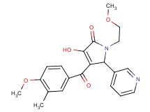 3-hydroxy-1-(2-methoxyethyl)-4-(4-methoxy-3-methylbenzoyl)-5-(3-pyridinyl)-1,5-dihydro-2H-pyrrol-2-one