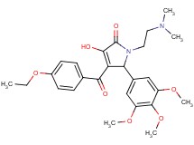 1-[2-(dimethylamino)ethyl]-4-(4-ethoxybenzoyl)-3-hydroxy-5-(3,4,5-trimethoxyphenyl)-1,5-dihydro-2H-pyrrol-2-one
