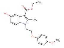 ethyl 5-hydroxy-1-[2-(4-methoxyphenoxy)ethyl]-2-methyl-1H-indole-3-carboxylate