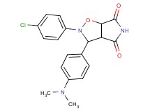 2-(4-chlorophenyl)-3-[4-(dimethylamino)phenyl]dihydro-2H-pyrrolo[3,4-d]isoxazole-4,6(3H,5H)-dione