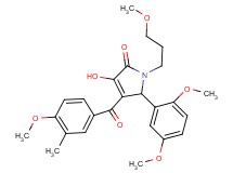 5-(2,5-dimethoxyphenyl)-3-hydroxy-4-(4-methoxy-3-methylbenzoyl)-1-(3-methoxypropyl)-1,5-dihydro-2H-pyrrol-2-one