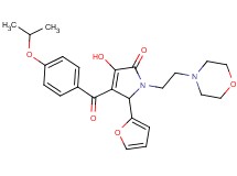 5-(2-furyl)-3-hydroxy-4-(4-isopropoxybenzoyl)-1-[2-(4-morpholinyl)ethyl]-1,5-dihydro-2H-pyrrol-2-one