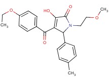 4-(4-ethoxybenzoyl)-3-hydroxy-1-(2-methoxyethyl)-5-(4-methylphenyl)-1,5-dihydro-2H-pyrrol-2-one