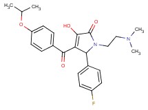 1-[2-(dimethylamino)ethyl]-5-(4-fluorophenyl)-3-hydroxy-4-(4-isopropoxybenzoyl)-1,5-dihydro-2H-pyrrol-2-one