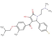 1-[2-(dimethylamino)ethyl]-5-(4-fluorophenyl)-3-hydroxy-4-(4-isobutoxy-3-methylbenzoyl)-1,5-dihydro-2H-pyrrol-2-one
