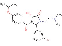 5-(3-bromophenyl)-1-[2-(dimethylamino)ethyl]-3-hydroxy-4-(4-isopropoxybenzoyl)-1,5-dihydro-2H-pyrrol-2-one