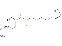 N-[3-(1H-imidazol-1-yl)propyl]-N'-(4-methoxyphenyl)thiourea