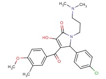 5-(4-chlorophenyl)-1-[3-(dimethylamino)propyl]-3-hydroxy-4-(4-methoxy-3-methylbenzoyl)-1,5-dihydro-2H-pyrrol-2-one