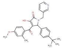 5-(4-tert-butylphenyl)-3-hydroxy-4-(4-methoxy-2-methylbenzoyl)-1-(3-pyridinylmethyl)-1,5-dihydro-2H-pyrrol-2-one