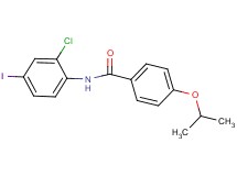 N-(2-chloro-4-iodophenyl)-4-isopropoxybenzamide