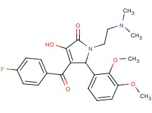 5-(2,3-dimethoxyphenyl)-1-[2-(dimethylamino)ethyl]-4-(4-fluorobenzoyl)-3-hydroxy-1,5-dihydro-2H-pyrrol-2-one