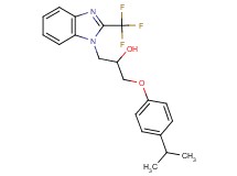 1-(4-isopropylphenoxy)-3-[2-(trifluoromethyl)-1H-benzimidazol-1-yl]-2-propanol