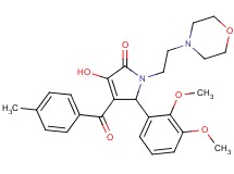 5-(2,3-dimethoxyphenyl)-3-hydroxy-4-(4-methylbenzoyl)-1-[2-(4-morpholinyl)ethyl]-1,5-dihydro-2H-pyrrol-2-one