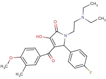 1-[2-(diethylamino)ethyl]-5-(4-fluorophenyl)-3-hydroxy-4-(4-methoxy-3-methylbenzoyl)-1,5-dihydro-2H-pyrrol-2-one