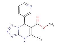 methyl 5-methyl-7-(3-pyridinyl)-4,7-dihydrotetrazolo[1,5-a]pyrimidine-6-carboxylate