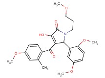 5-(2,5-dimethoxyphenyl)-3-hydroxy-4-(4-methoxy-2-methylbenzoyl)-1-(3-methoxypropyl)-1,5-dihydro-2H-pyrrol-2-one