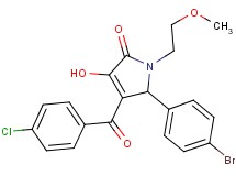 5-(4-bromophenyl)-4-(4-chlorobenzoyl)-3-hydroxy-1-(2-methoxyethyl)-1,5-dihydro-2H-pyrrol-2-one