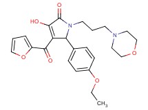 5-(4-ethoxyphenyl)-4-(2-furoyl)-3-hydroxy-1-[3-(4-morpholinyl)propyl]-1,5-dihydro-2H-pyrrol-2-one