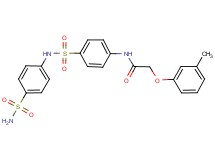 N-[4-({[4-(aminosulfonyl)phenyl]amino}sulfonyl)phenyl]-2-(3-methylphenoxy)acetamide