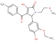 5-(3-ethoxy-4-hydroxyphenyl)-3-hydroxy-1-(2-methoxyethyl)-4-(4-methylbenzoyl)-1,5-dihydro-2H-pyrrol-2-one