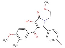 5-(4-bromophenyl)-3-hydroxy-1-(2-methoxyethyl)-4-(4-methoxy-3-methylbenzoyl)-1,5-dihydro-2H-pyrrol-2-one