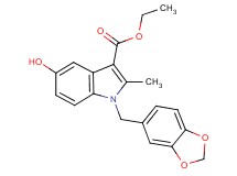 ethyl 1-(1,3-benzodioxol-5-ylmethyl)-5-hydroxy-2-methyl-1H-indole-3-carboxylate