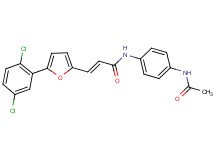 N-[4-(acetylamino)phenyl]-3-[5-(2,5-dichlorophenyl)-2-furyl]acrylamide