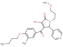 4-(4-butoxy-3-methylbenzoyl)-3-hydroxy-1-(3-methoxypropyl)-5-(4-pyridinyl)-1,5-dihydro-2H-pyrrol-2-one