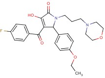 5-(4-ethoxyphenyl)-4-(4-fluorobenzoyl)-3-hydroxy-1-[3-(4-morpholinyl)propyl]-1,5-dihydro-2H-pyrrol-2-one