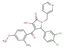 5-(3,4-dichlorophenyl)-3-hydroxy-4-(4-methoxy-2-methylbenzoyl)-1-(3-pyridinylmethyl)-1,5-dihydro-2H-pyrrol-2-one