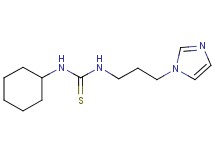 N-cyclohexyl-N'-[3-(1H-imidazol-1-yl)propyl]thiourea