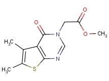 methyl (5,6-dimethyl-4-oxothieno[2,3-d]pyrimidin-3(4H)-yl)acetate
