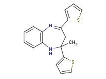2-methyl-2,4-di-2-thienyl-2,3-dihydro-1H-1,5-benzodiazepine