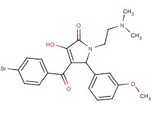4-(4-bromobenzoyl)-1-[2-(dimethylamino)ethyl]-3-hydroxy-5-(3-methoxyphenyl)-1,5-dihydro-2H-pyrrol-2-one