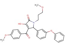 3-hydroxy-4-(4-methoxybenzoyl)-1-(3-methoxypropyl)-5-(3-phenoxyphenyl)-1,5-dihydro-2H-pyrrol-2-one