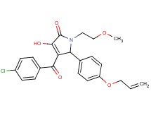 5-[4-(allyloxy)phenyl]-4-(4-chlorobenzoyl)-3-hydroxy-1-(2-methoxyethyl)-1,5-dihydro-2H-pyrrol-2-one