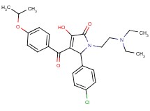 5-(4-chlorophenyl)-1-[2-(diethylamino)ethyl]-3-hydroxy-4-(4-isopropoxybenzoyl)-1,5-dihydro-2H-pyrrol-2-one