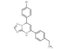 7-(4-bromophenyl)-5-(4-ethylphenyl)-4,7-dihydro[1,2,4]triazolo[1,5-a]pyrimidine