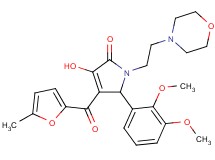 5-(2,3-dimethoxyphenyl)-3-hydroxy-4-(5-methyl-2-furoyl)-1-[2-(4-morpholinyl)ethyl]-1,5-dihydro-2H-pyrrol-2-one