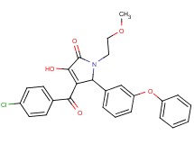 4-(4-chlorobenzoyl)-3-hydroxy-1-(2-methoxyethyl)-5-(3-phenoxyphenyl)-1,5-dihydro-2H-pyrrol-2-one