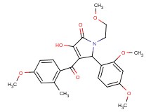 5-(2,4-dimethoxyphenyl)-3-hydroxy-1-(2-methoxyethyl)-4-(4-methoxy-2-methylbenzoyl)-1,5-dihydro-2H-pyrrol-2-one