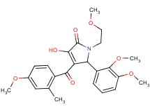 5-(2,3-dimethoxyphenyl)-3-hydroxy-1-(2-methoxyethyl)-4-(4-methoxy-2-methylbenzoyl)-1,5-dihydro-2H-pyrrol-2-one