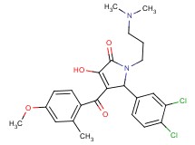 5-(3,4-dichlorophenyl)-1-[3-(dimethylamino)propyl]-3-hydroxy-4-(4-methoxy-2-methylbenzoyl)-1,5-dihydro-2H-pyrrol-2-one