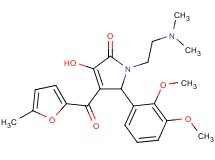 5-(2,3-dimethoxyphenyl)-1-[2-(dimethylamino)ethyl]-3-hydroxy-4-(5-methyl-2-furoyl)-1,5-dihydro-2H-pyrrol-2-one