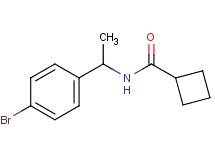 N-[1-(4-bromophenyl)ethyl]cyclobutanecarboxamide